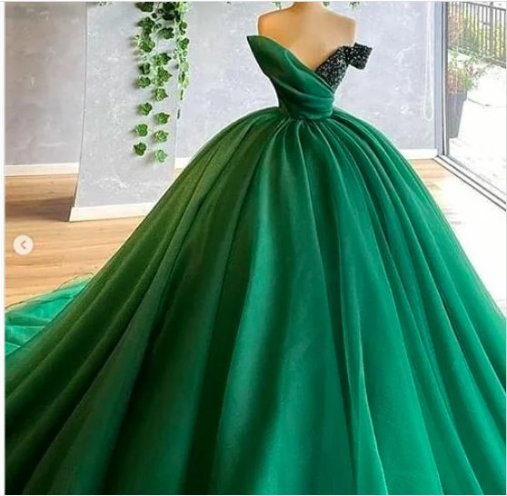 green prom dresses ball gown puffy tulle sequins beading floor length long arabic long evening dresses gowns cg13862 green prom dresses ball gown puffy tulle sequins beading floor length long arabic long evening dresses gowns cg13862