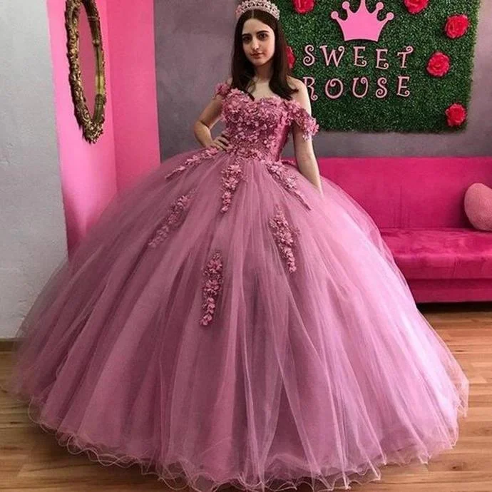 prom dresses 2021 off the shoulder sweetheart neckline hand made flowers lace ball gown cg13919 prom dresses 2021 off the shoulder sweetheart neckline hand made flowers lace ball gown cg13919
