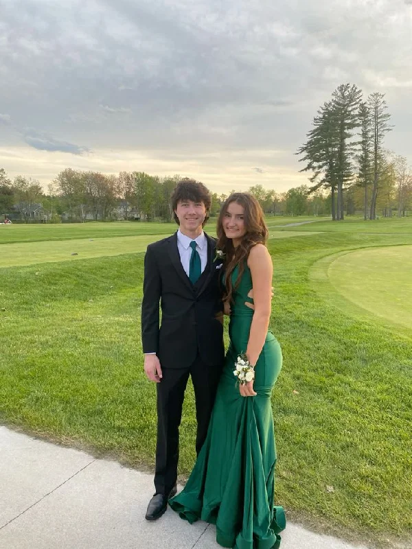 Elegant Green Mermaid Prom Dress,Green Evening Dress  cc1340