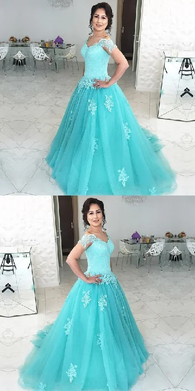 Sexy Appliques A-Line Prom Dresses,Long Prom Dresses,Cheap Prom Dresses   cg13993