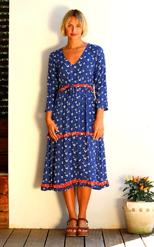 Honeysuckle Beach Flamingo Dress
