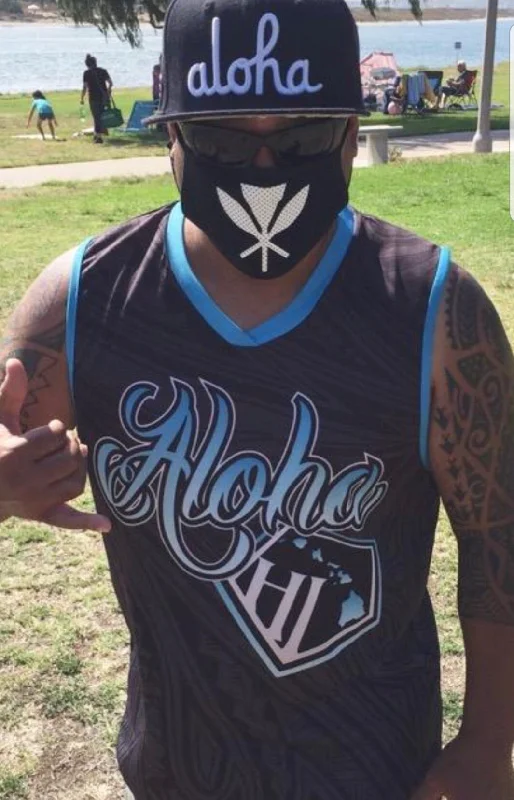 Aloha Jersey Protective masks High-End Jersey Tee