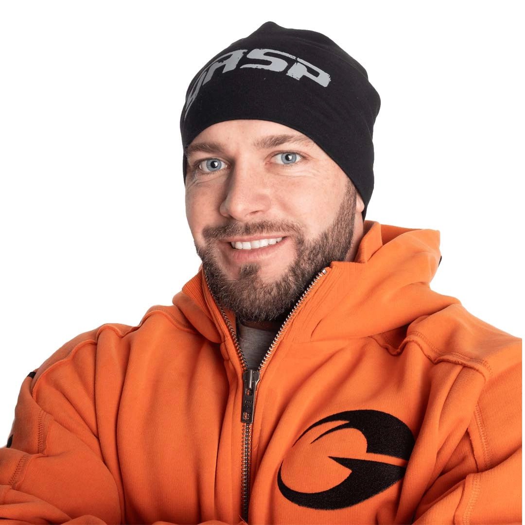 GASP Jersey Beanie - Black Cream Jersey Tee