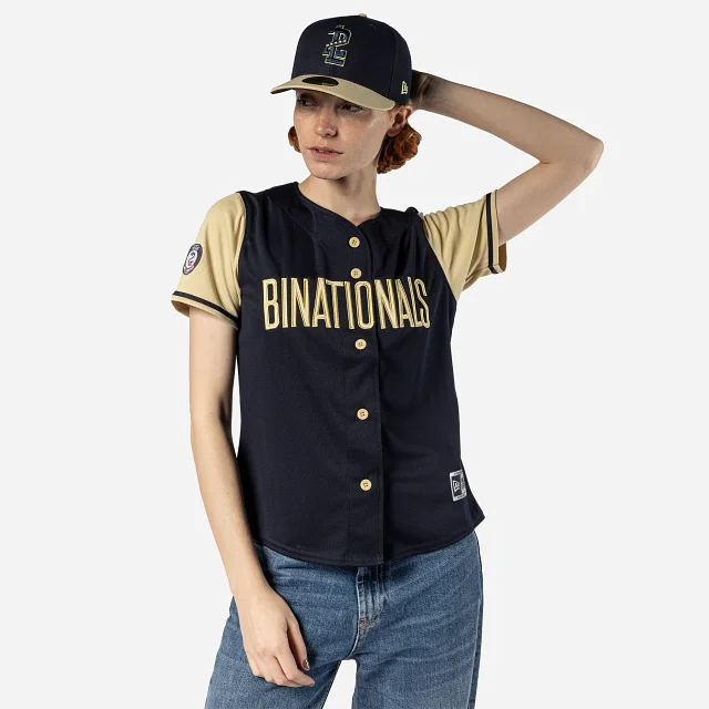 Jersey Alternativo Tecolotes de los 2 Laredos LMB para Mujer Custom Jersey Tee