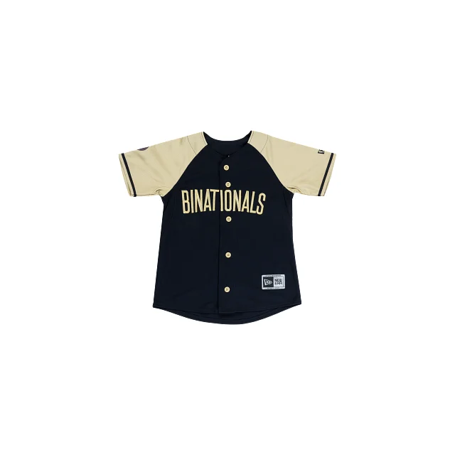 Jersey Alternativo Tecolotes de los 2 Laredos LMB para Niña o Niño Chic Jersey Tee