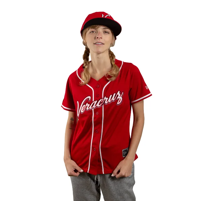 Jersey Away El Águila de Veracruz LMB para Mujer Off Shoulder Jersey Top