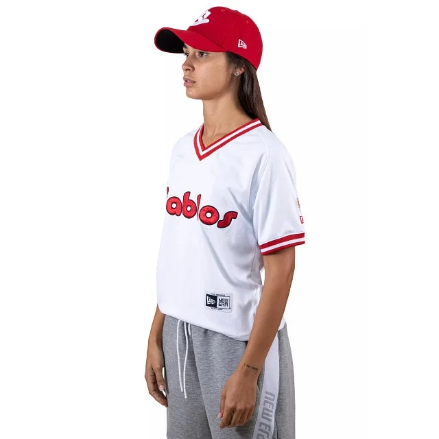 Jersey de Diablos Rojos del México Retro Cerrado Geometric Jersey Top