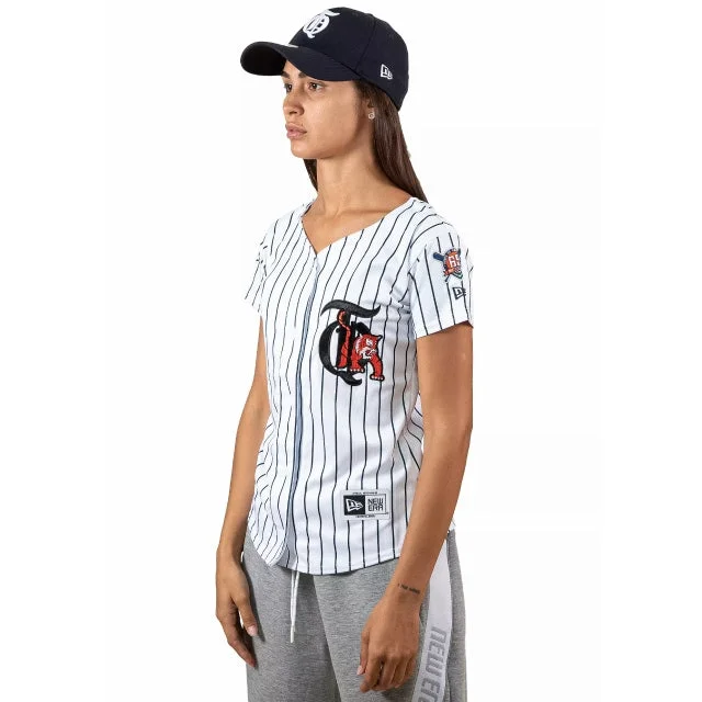 Jersey de Tigres de Quintana Roo para Mujer LMB Fangear Royal Blue Jersey Shirt