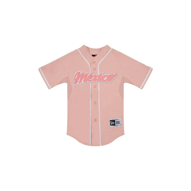 Jersey Diablos Rojos del México LMB Fangear para Niña o Niño Linen Jersey Top