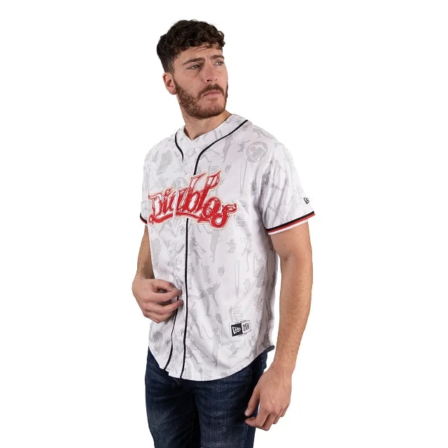 Jersey Home Diablos Rojos del México LMB Dr. Lakra One Shoulder Jersey Shirt
