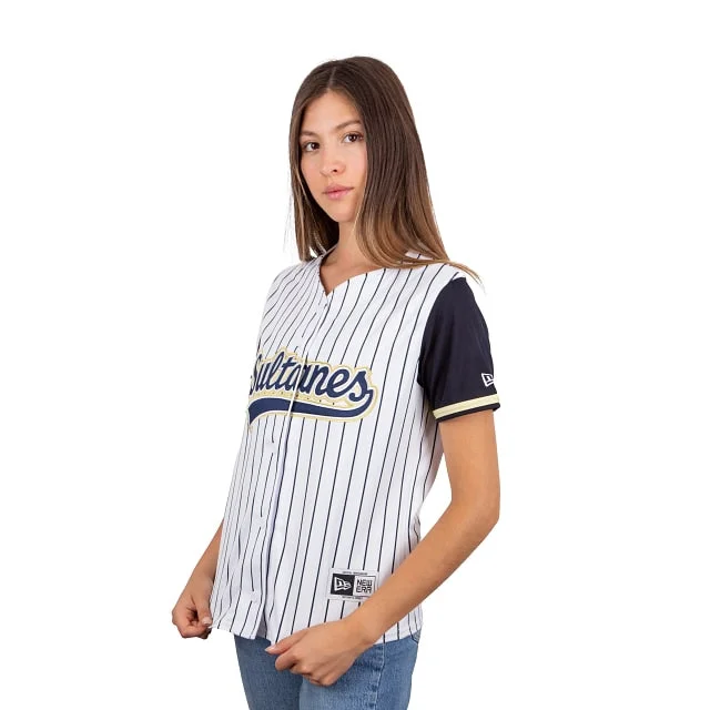 Jersey Home Sultanes de Monterrey LMB para Mujer Scoop Neck Jersey Top