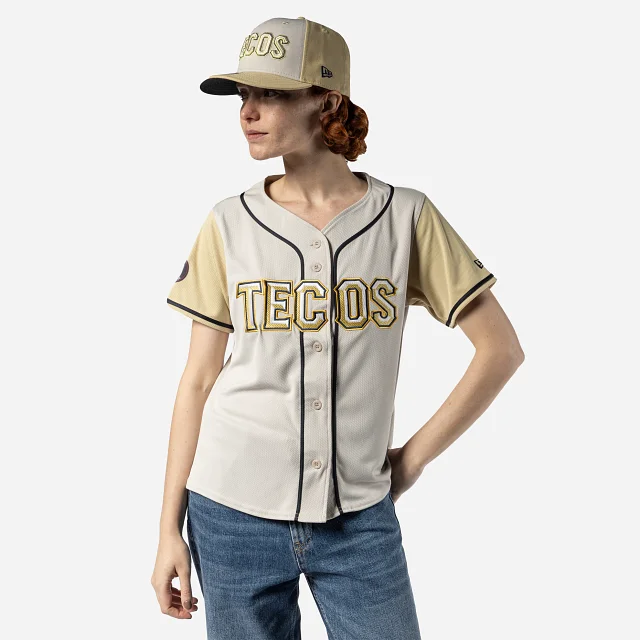 Jersey Home Tecolotes de los 2 Laredos LMB para Mujer Casual Weekend Jersey Tee