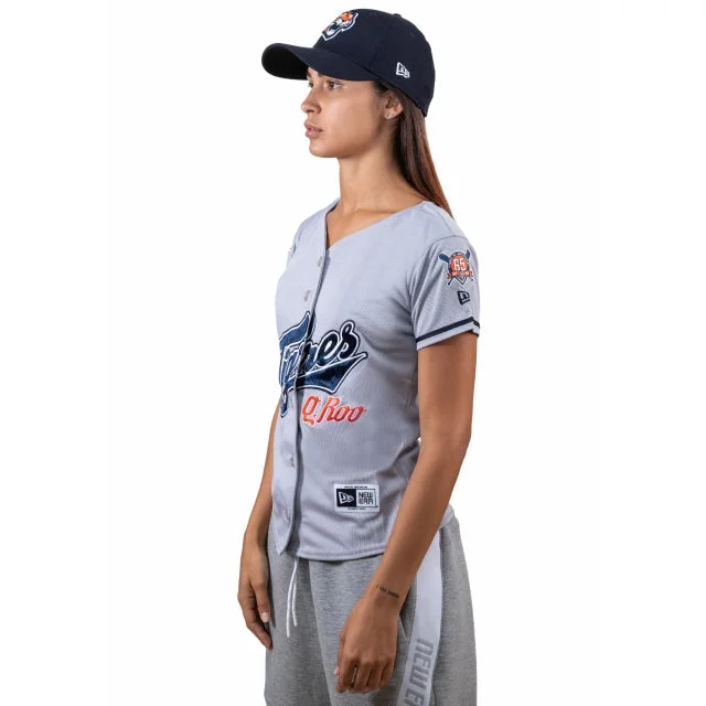 Jersey para Mujer Tigres de Quintana Roo LMB Fangear Striped Jersey Top