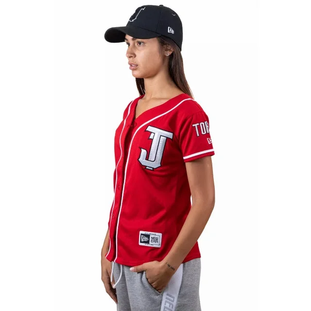 Jersey para Mujer Toros de Tijuana LMB Fangear Pastel Jersey Tee