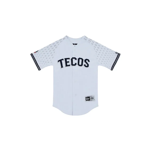 Jersey para Niño Tecolotes de los 2 Laredos LMB Fangear Ash Gray Jersey Tee