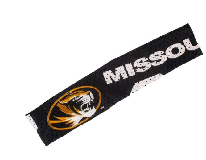 Mizzou Jersey Fan Band Head Band Black Affordable Jersey Tee