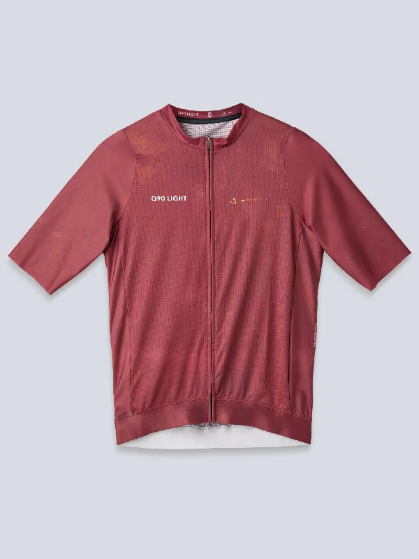 JERSEY G90 LIGHT GARNET Elegant Jersey Shirt
