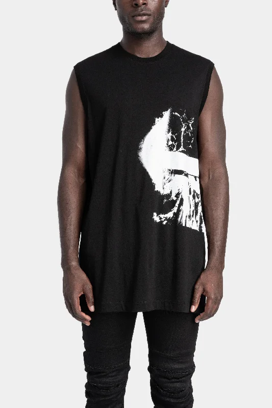 Printed jersey tank Warm Jersey Shirt