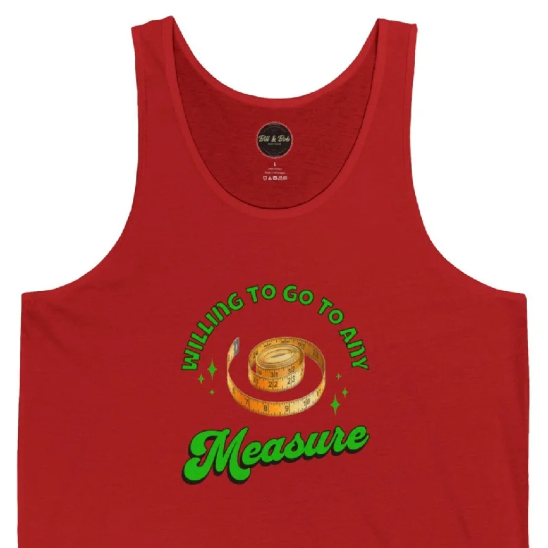 Any Measure Unisex Jersey Tank Short Sleeve Jersey Top