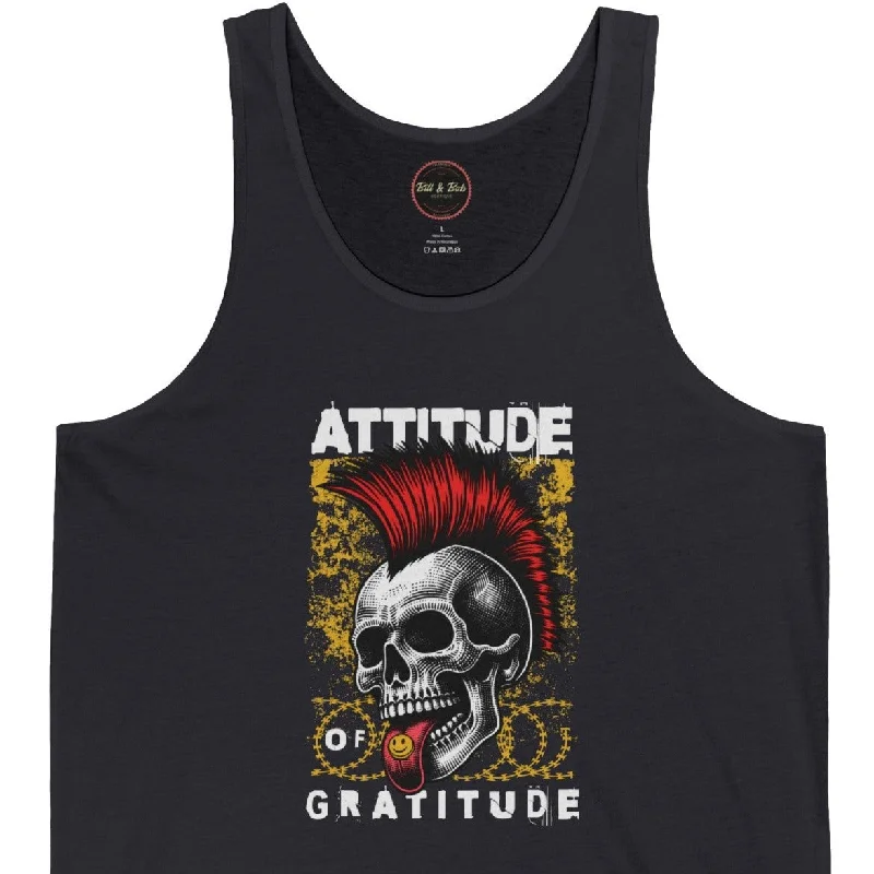 Attitude of Gratitude Unisex Jersey Tank Scoop Neck Jersey Top