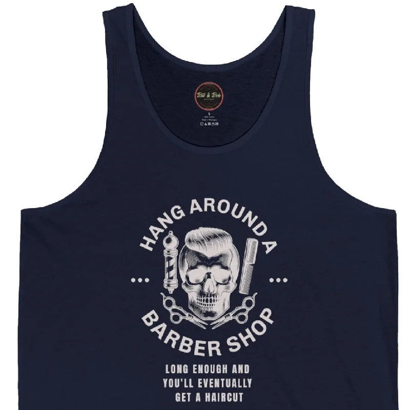Barber Shop Unisex Jersey Tank Turtle Neck Jersey Shirt