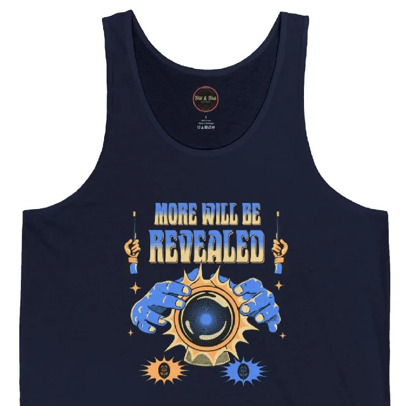 More Will Be Revealed Unisex Jersey Tank Boat Neck Jersey Shirt