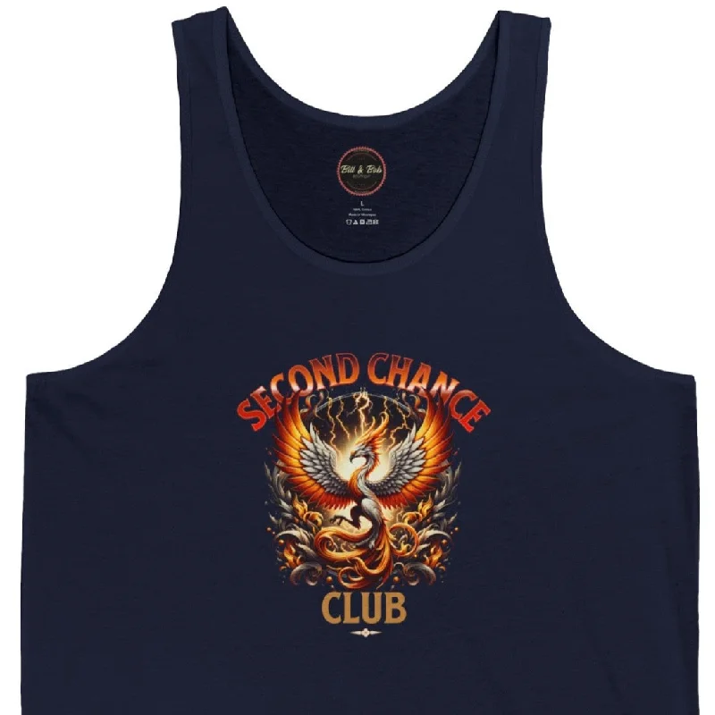 Second Chance Club Unisex Jersey Tank Gold Jersey Tee