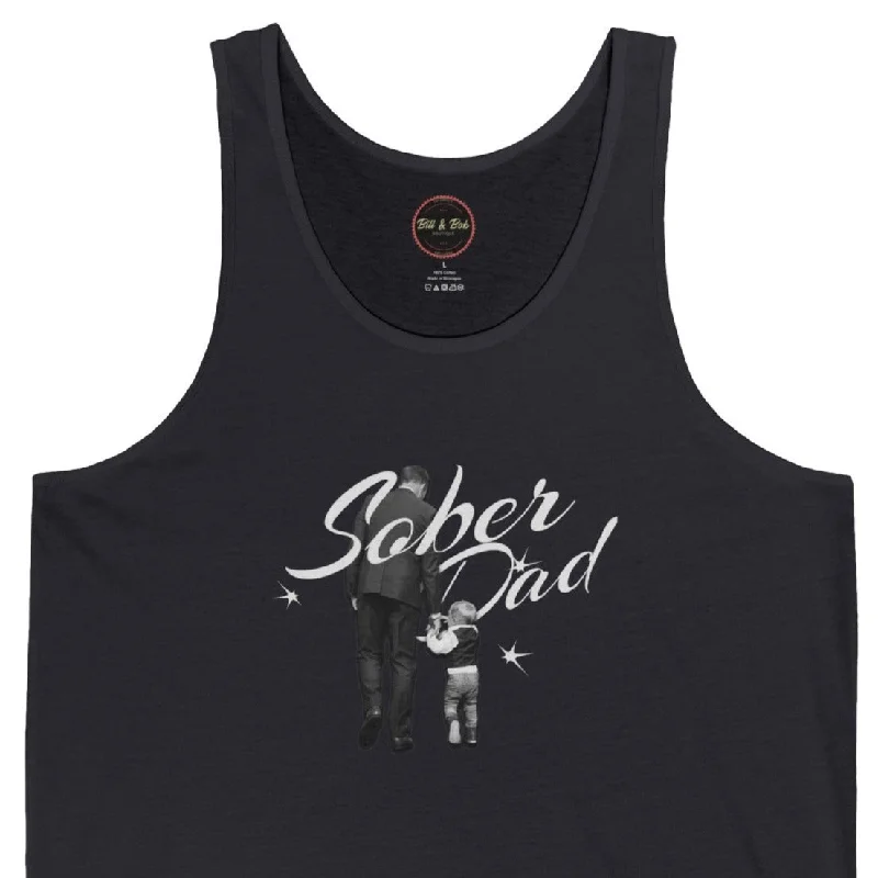 Sober Dad Unisex Jersey Tank Bright Color Jersey Top
