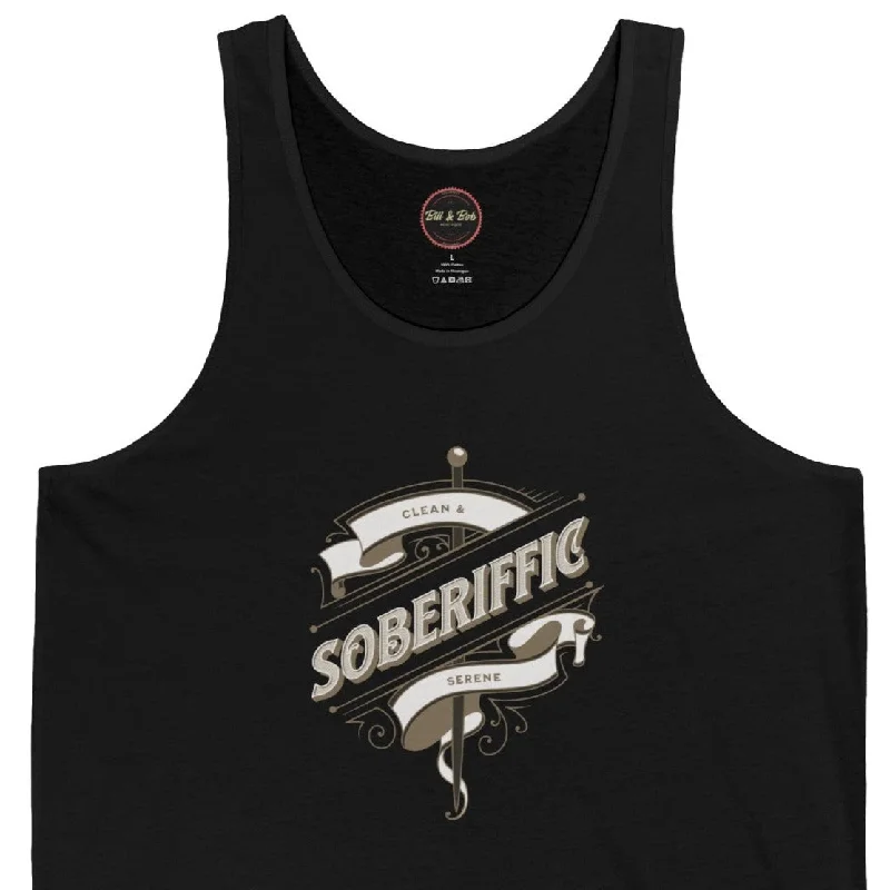 Soberiffic Unisex Jersey Tank Ruby Red Jersey Shirt