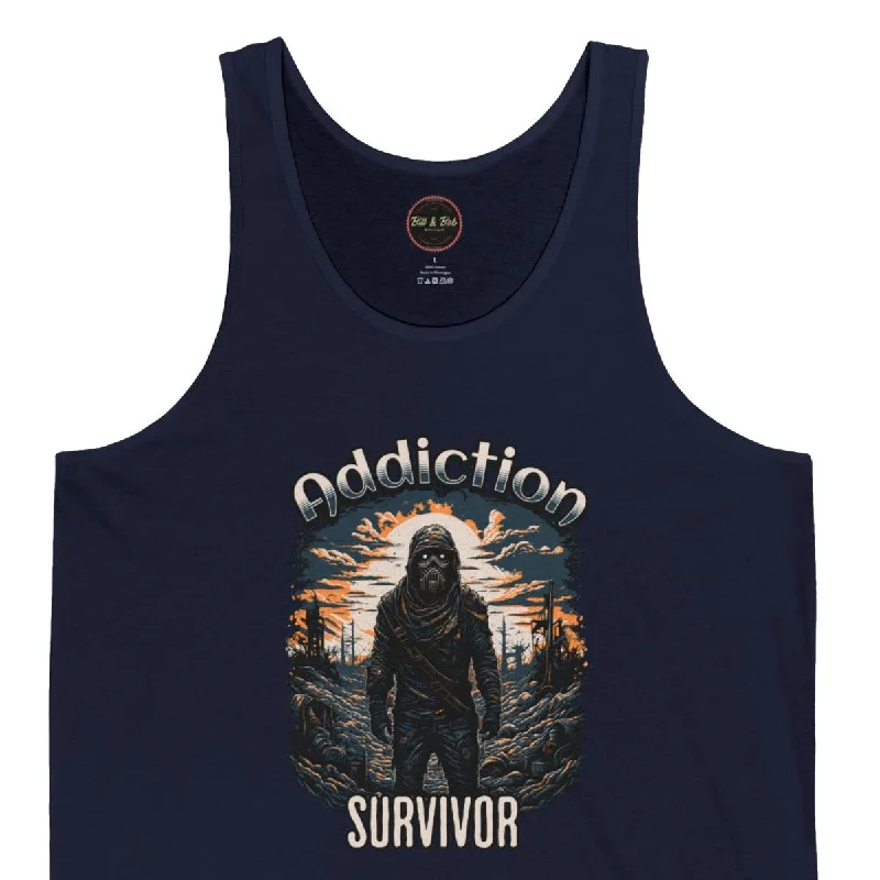Survivor Unisex Jersey Tank Asymmetrical Jersey Blouse