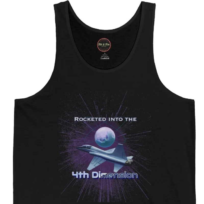 4th Dimension Unisex Jersey Tank Mint Green Jersey Tee