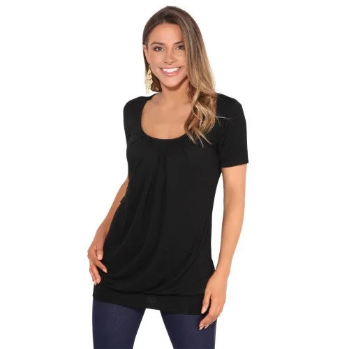 Krisp Womens/Ladies Plain Longline Jersey Top Women's Jersey Top