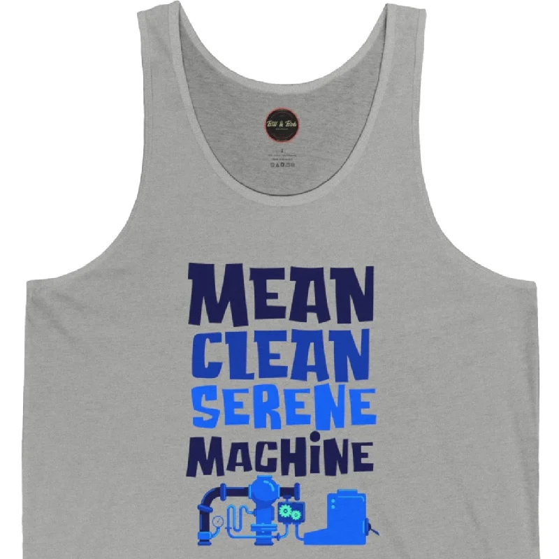 Mean Clean Serene Machine Unisex Jersey Tank Seasonal Jersey Tee