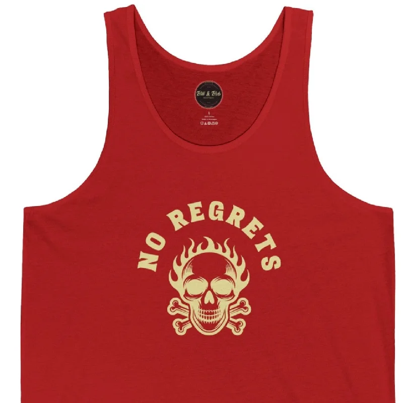 No Regrets Unisex Jersey Tank Modern Jersey Tee