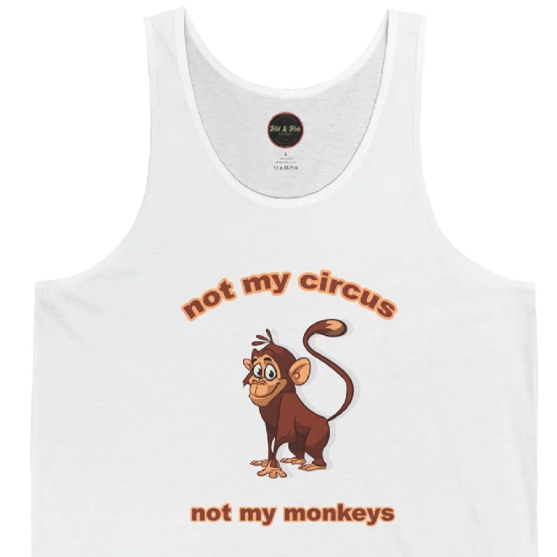 Not my Circus Unisex Jersey Tank Lavender Jersey Tee