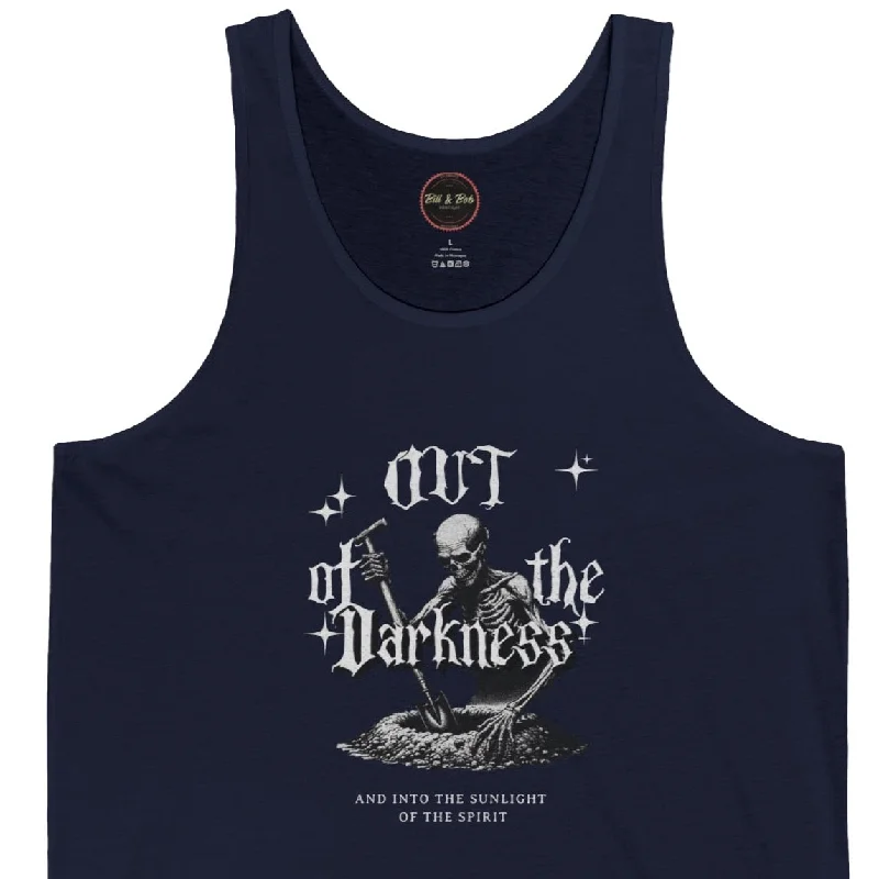 Out of the Darkness Unisex Jersey Tank Round Neck Jersey Tee