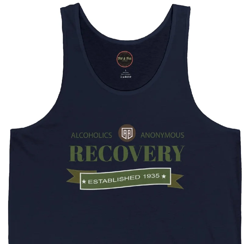 Recovery AA Unisex Jersey Tank Sustainable Jersey Tee