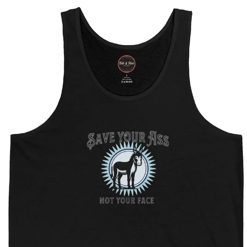 Save Your Ass Unisex Jersey Tank Recycled Jersey Tee