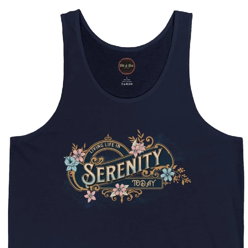 Serenity Today Unisex Jersey Tank Boat Neck Jersey Shirt