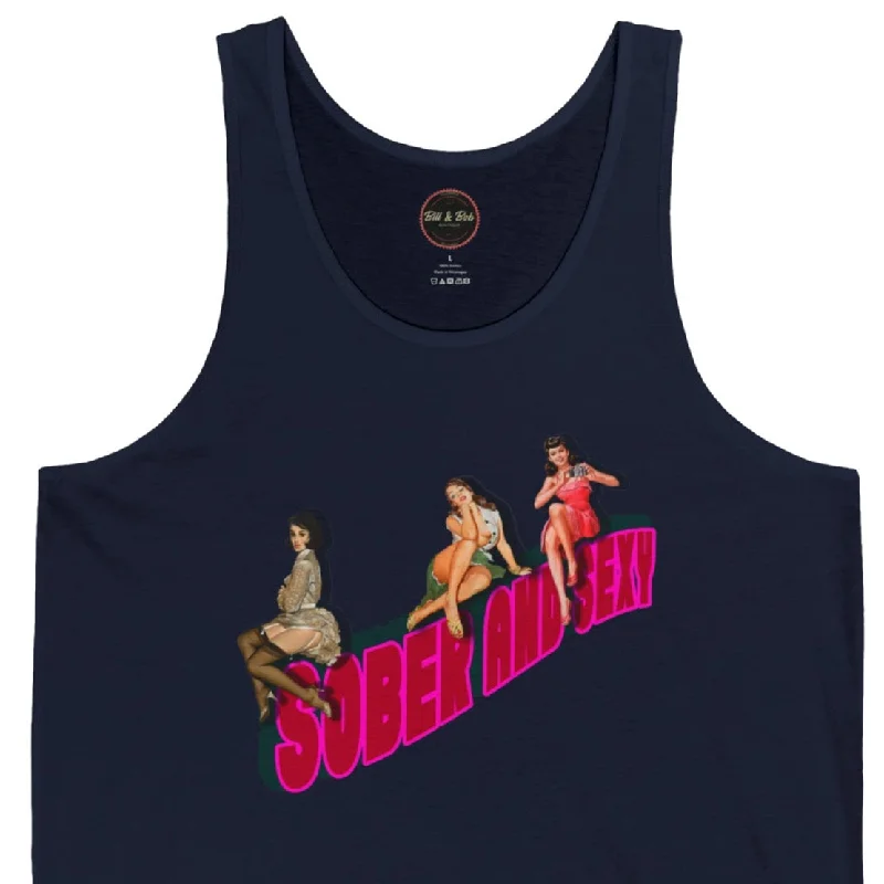 Sober and Sexy Unisex Jersey Tank Boutique Jersey Tee