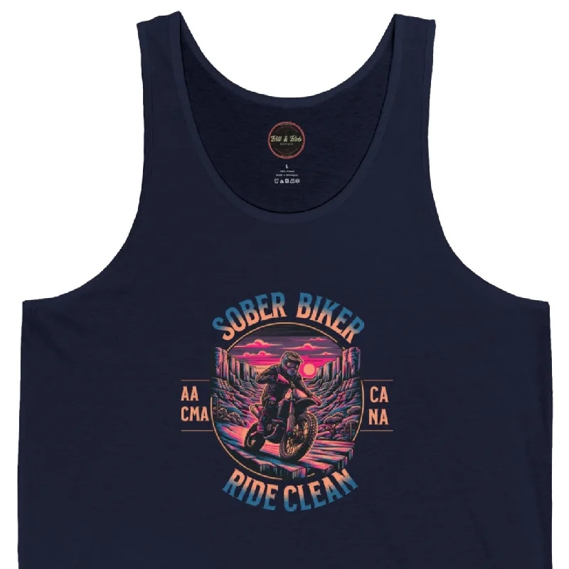 Sober Biker Unisex Jersey Tank Winter Jersey Top
