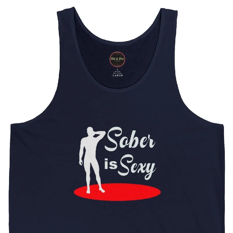 Sober is Sexy (male) Unisex Jersey Tank Animal Print Jersey Tee