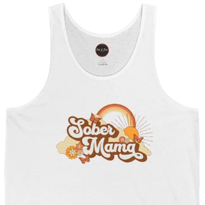 Sober Mama Unisex Jersey Tank Cotton Jersey Tee