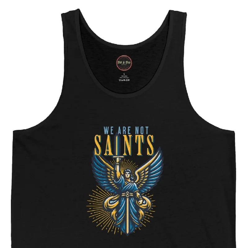 We Are Not Saints Unisex Jersey Tank Scoop Neck Jersey Top