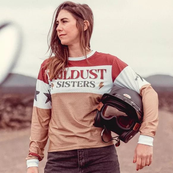Wildust Sisters Jersey Cross - Once Upon a Ride Long Sleeve Jersey Tee