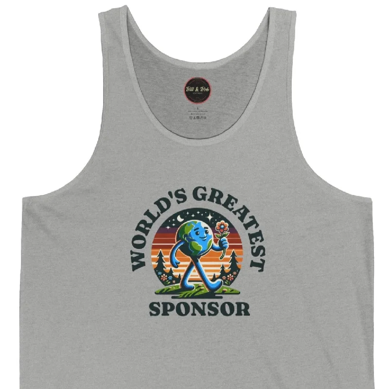World's Greatest Sponsor Unisex Jersey Tank Soft Jersey Shirt