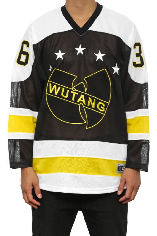 Cream Hockey Jersey Black Spring Jersey Blouse