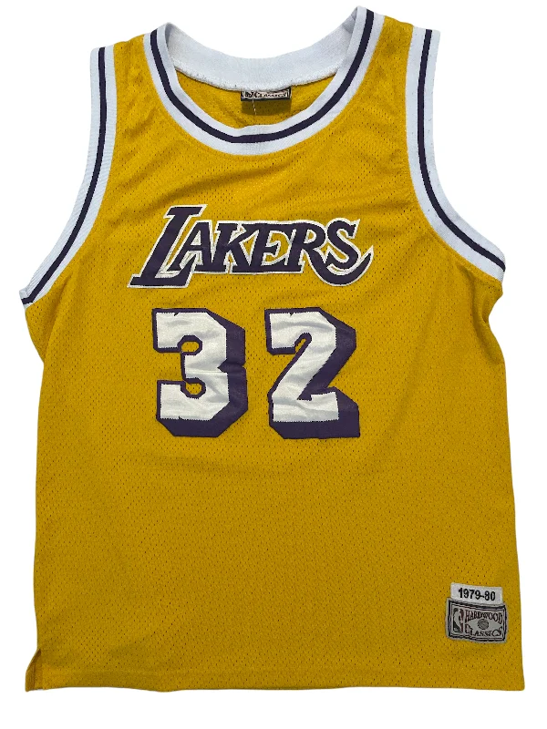 LA Lakers Basketball Jersey Singlet Johnson 32 Turquoise Jersey Tee