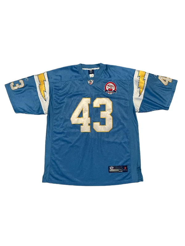 NFL Chargers Jersey Reebok Sproles Olive Green Jersey Tee