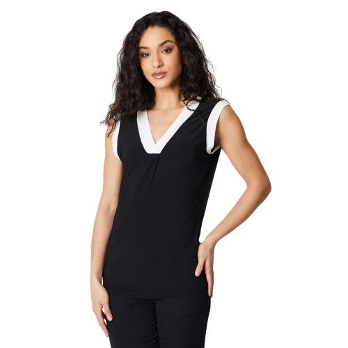 Principles Womens/Ladies Contrast Detail Jersey Top Animal Print Jersey Tee